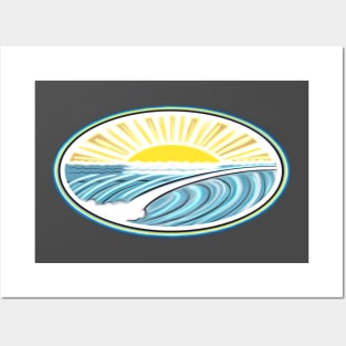 Oval Dawn Patrol Patch Posters and Art